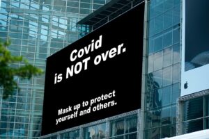 Covid-Aufklärung: Poster, Sticker, Flyer und Videos